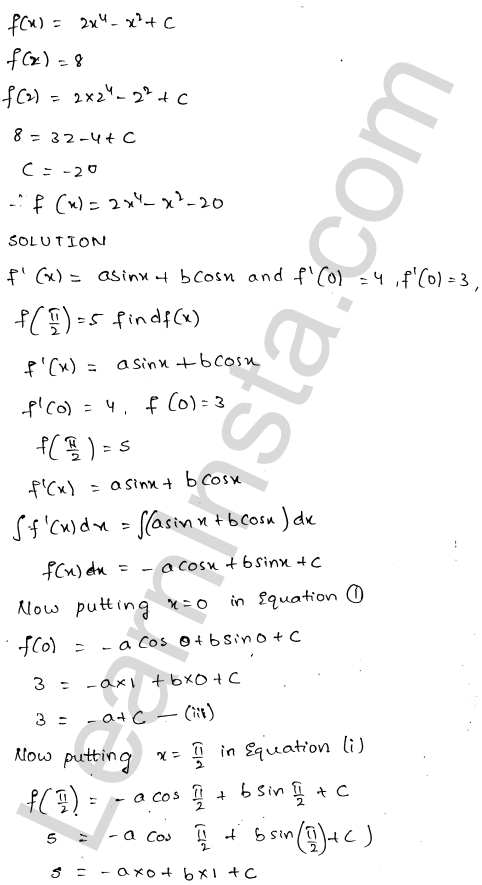 RD Sharma Class 12 Solutions Chapter 19 Indefinite Integrals Ex 19.2 1.22