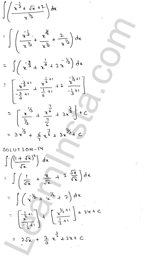 RD Sharma Class 12 Solutions Chapter 19 Indefinite Integrals Ex 19.2 1.6