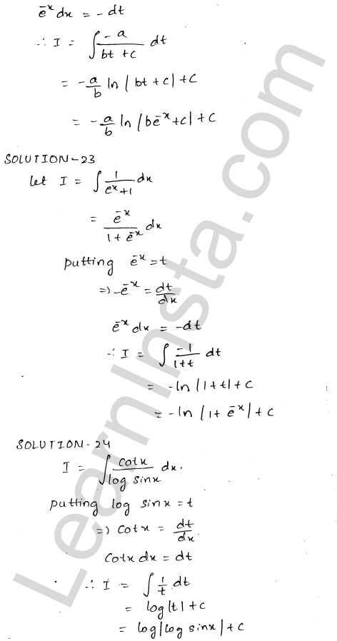 RD Sharma Class 12 Solutions Chapter 19 Indefinite Integrals Ex 19.8 1.11