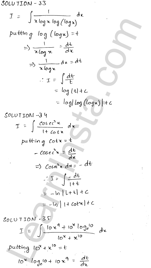 RD Sharma Class 12 Solutions Chapter 19 Indefinite Integrals Ex 19.8 1.16