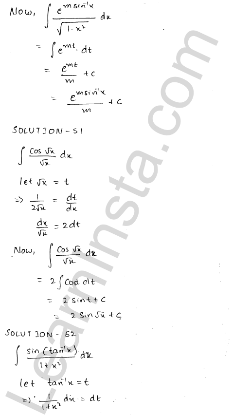 RD Sharma Class 12 Solutions Chapter 19 Indefinite Integrals Ex 19.9 1.32