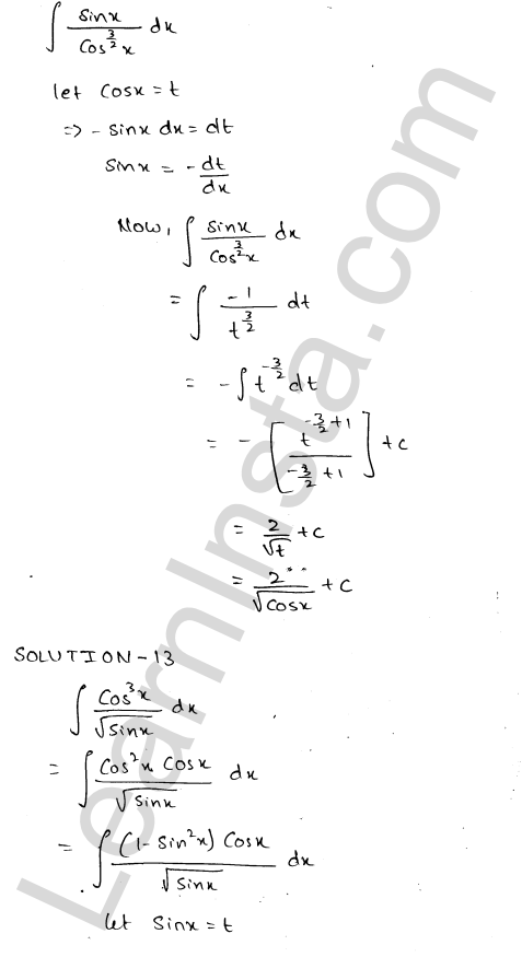 RD Sharma Class 12 Solutions Chapter 19 Indefinite Integrals Ex 19.9 1.8