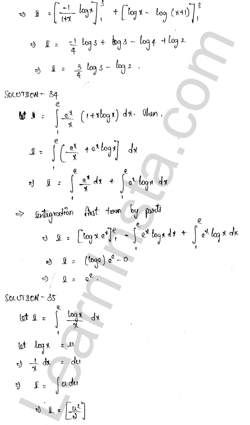 RD Sharma Class 12 Solutions Chapter 20 Definite Integrals Ex 20.1 1.19