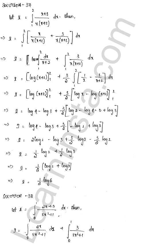 RD Sharma Class 12 Solutions Chapter 20 Definite Integrals Ex 20.1 1.21