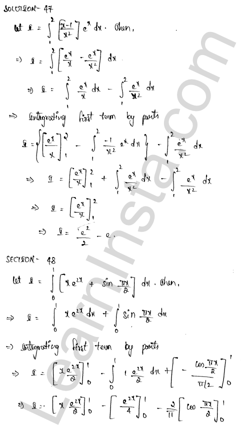 RD Sharma Class 12 Solutions Chapter 20 Definite Integrals Ex 20.1 1.28