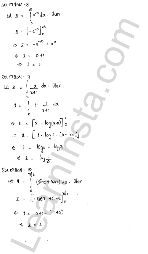 RD Sharma Class 12 Solutions Chapter 20 Definite Integrals Ex 20.1 1.4