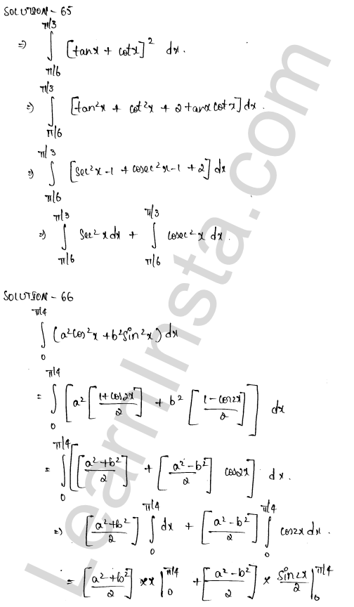 RD Sharma Class 12 Solutions Chapter 20 Definite Integrals Ex 20.1 1.40