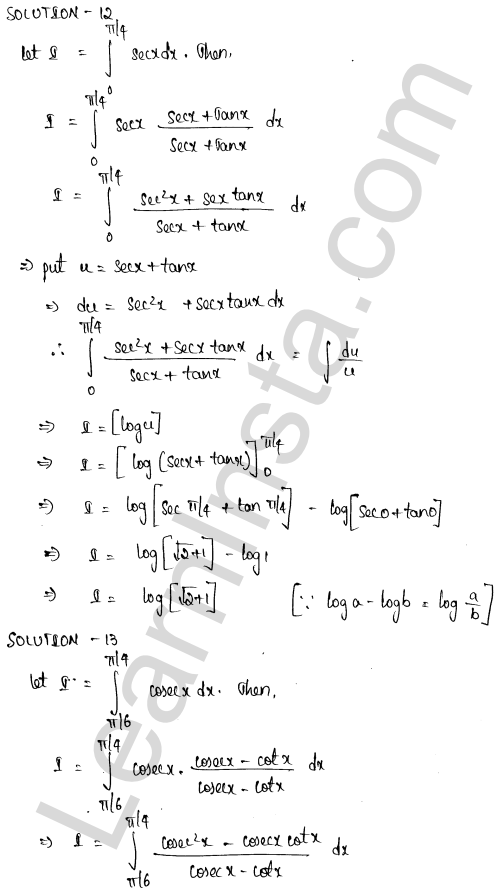 RD Sharma Class 12 Solutions Chapter 20 Definite Integrals Ex 20.1 1.6