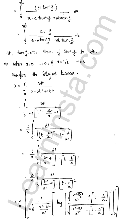 RD Sharma Class 12 Solutions Chapter 20 Definite Integrals Ex 20.2 1.14