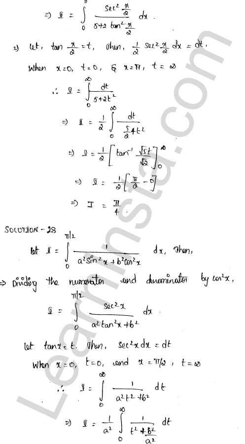 RD Sharma Class 12 Solutions Chapter 20 Definite Integrals Ex 20.2 1.21