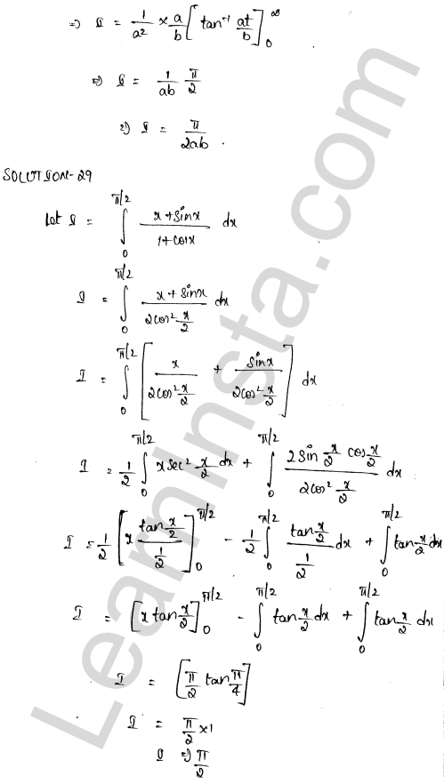 RD Sharma Class 12 Solutions Chapter 20 Definite Integrals Ex 20.2 1.22