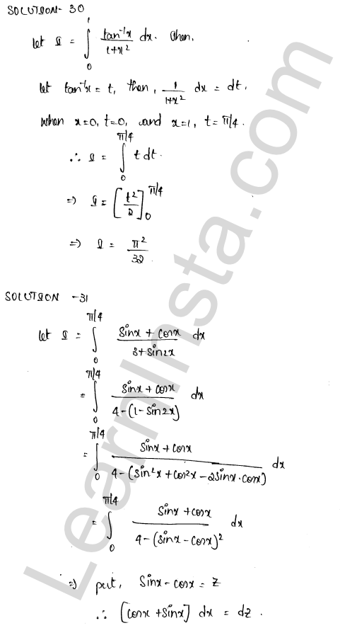 RD Sharma Class 12 Solutions Chapter 20 Definite Integrals Ex 20.2 1.23