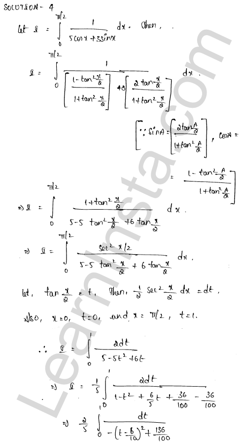 RD Sharma Class 12 Solutions Chapter 20 Definite Integrals Ex 20.2 1.3