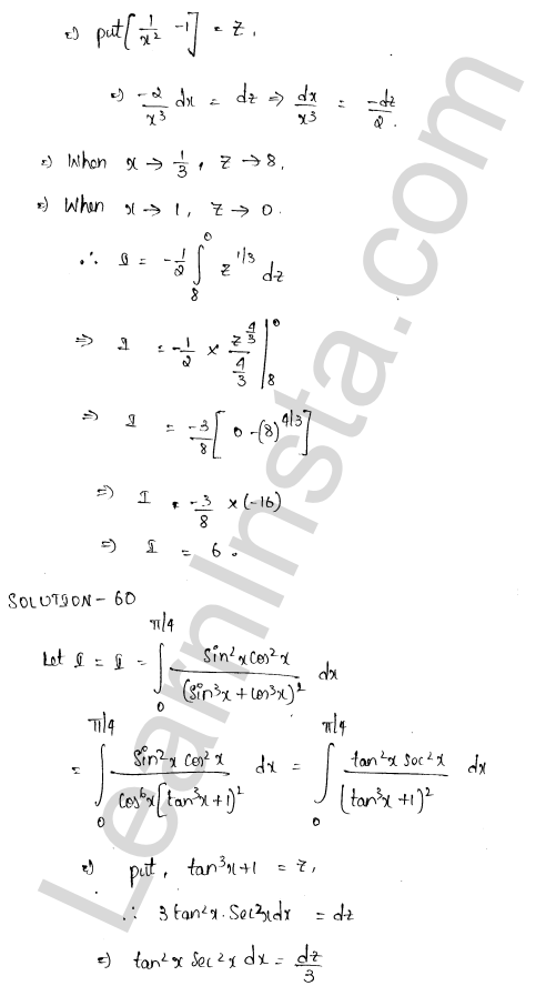 RD Sharma Class 12 Solutions Chapter 20 Definite Integrals Ex 20.2 1.47