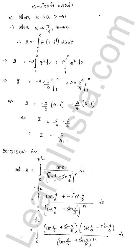 RD Sharma Class 12 Solutions Chapter 20 Definite Integrals Ex 20.2 1.49