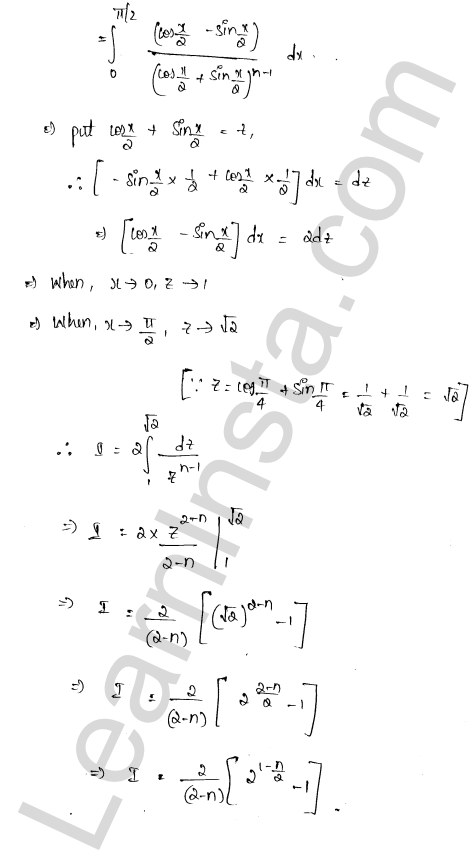 RD Sharma Class 12 Solutions Chapter 20 Definite Integrals Ex 20.2 1.50