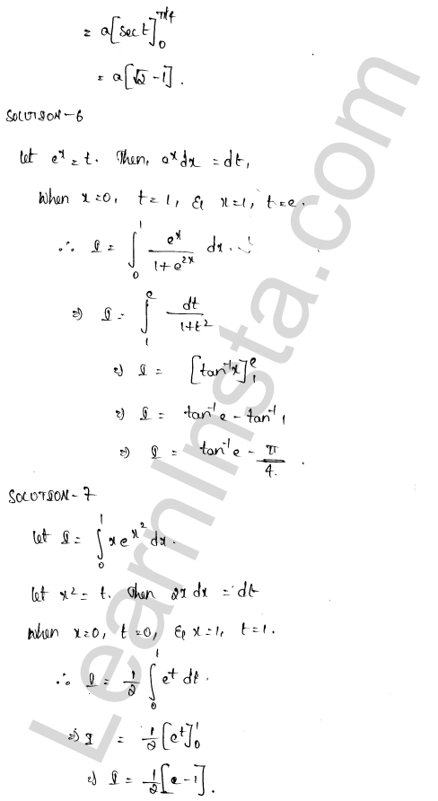 RD Sharma Class 12 Solutions Chapter 20 Definite Integrals Ex 20.2 1.6