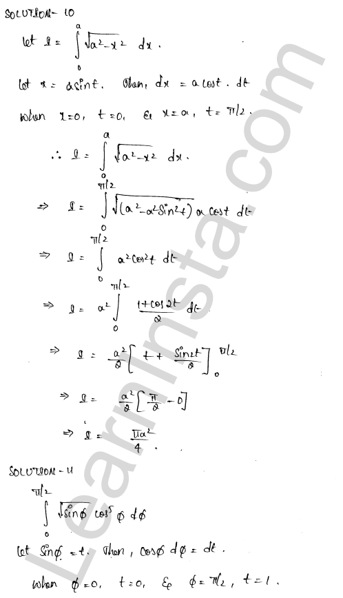 RD Sharma Class 12 Solutions Chapter 20 Definite Integrals Ex 20.2 1.8