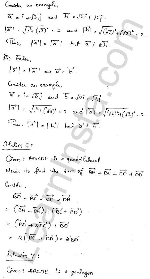 RD Sharma Class 12 Solutions Chapter 23 Algebra of Vectors Ex 23.2 1.3