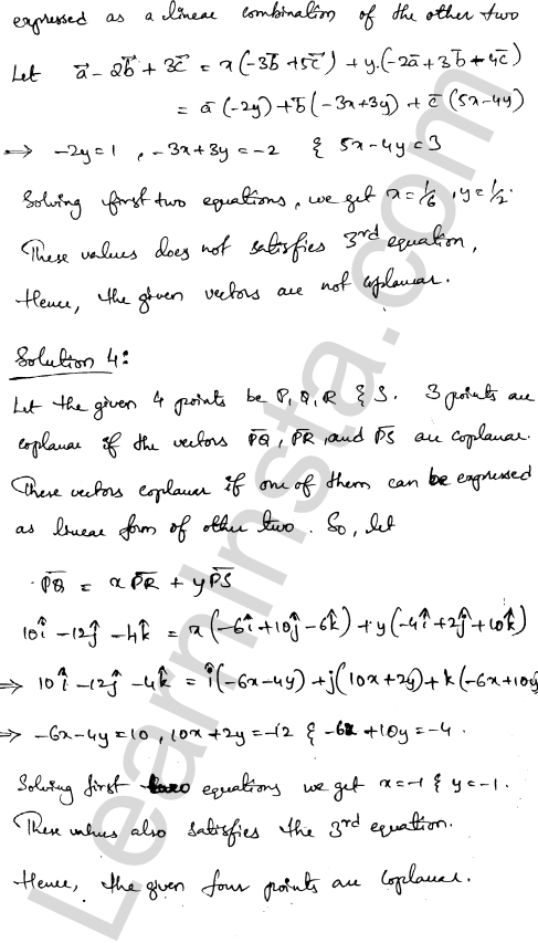 RD Sharma Class 12 Solutions Chapter 23 Algebra of Vectors Ex 23.8 1.5