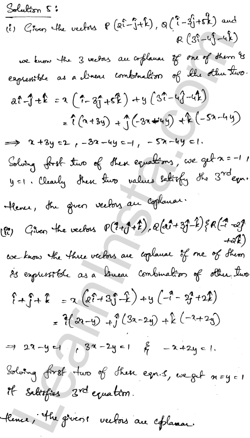 RD Sharma Class 12 Solutions Chapter 23 Algebra of Vectors Ex 23.8 1.6
