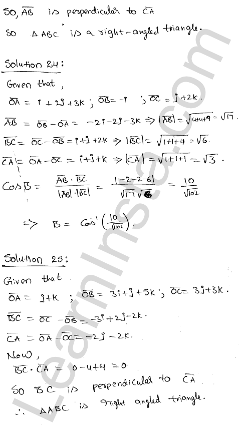 RD Sharma Class 12 Solutions Chapter 24 Scalar Or Dot Product Ex 24.1 1.19