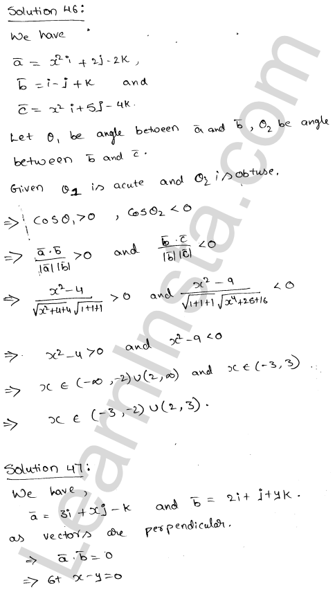 RD Sharma Class 12 Solutions Chapter 24 Scalar Or Dot Product Ex 24.1 1.34