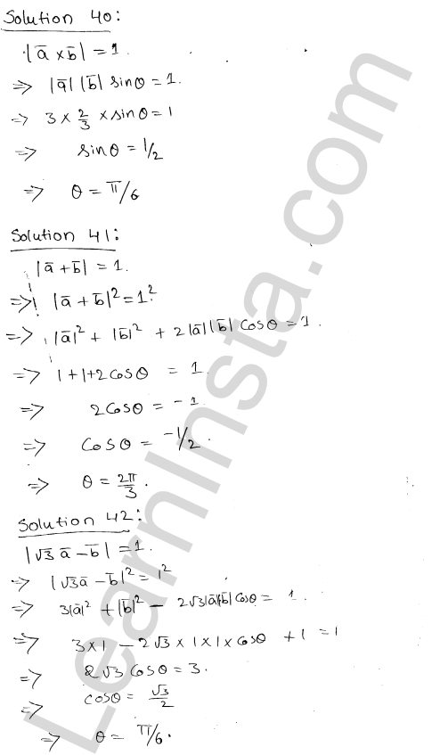 RD Sharma Class 12 Solutions Chapter 24 Scalar Or Dot Product VSAQ 1.15