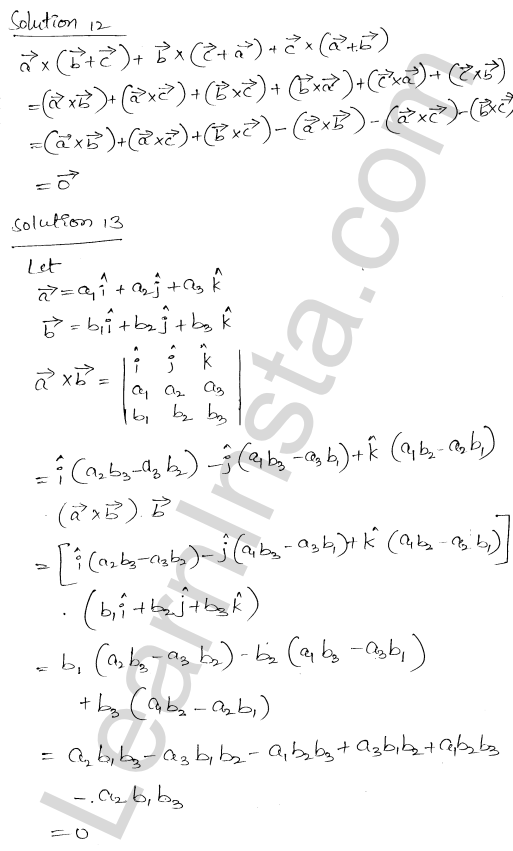 RD Sharma Class 12 Solutions Chapter 25 Vector or Cross Product VSAQ 1.5