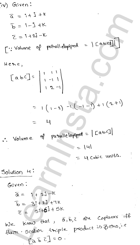 RD Sharma Class 12 Solutions Chapter 26 Scalar Triple Product Ex 26.1 1.5
