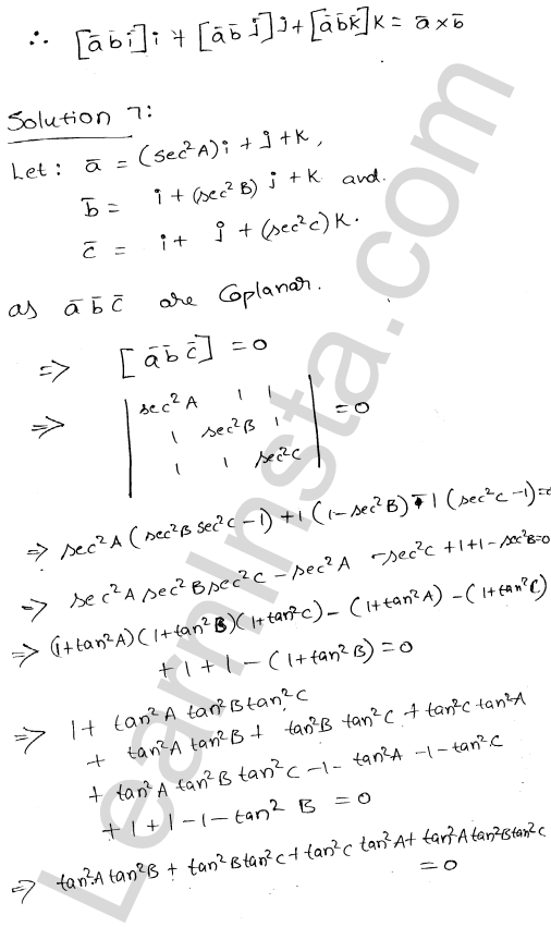 RD Sharma Class 12 Solutions Chapter 26 Scalar Triple Product VSAQ 1.4