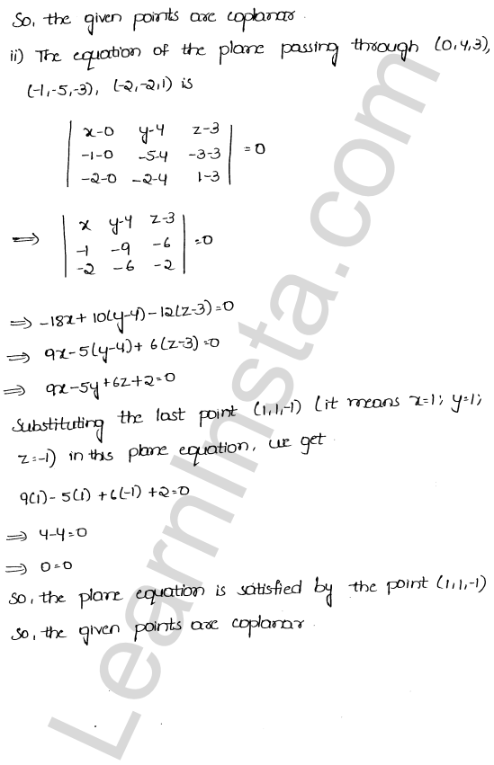 RD Sharma Class 12 Solutions Chapter 29 The plane Ex 29.1 1.6