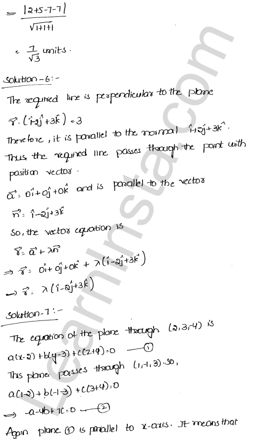 RD Sharma Class 12 Solutions Chapter 29 The plane Ex 29.11 1.4