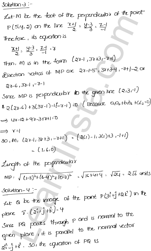 RD Sharma Class 12 Solutions Chapter 29 The plane Ex 29.15 1.3