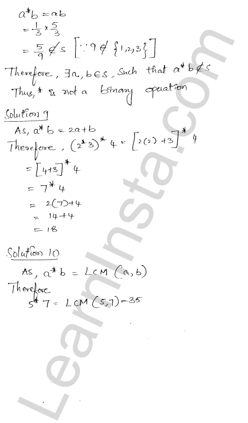 RD Sharma Class 12 Solutions Chapter 3 Binary Operations Ex 3.1 1.7