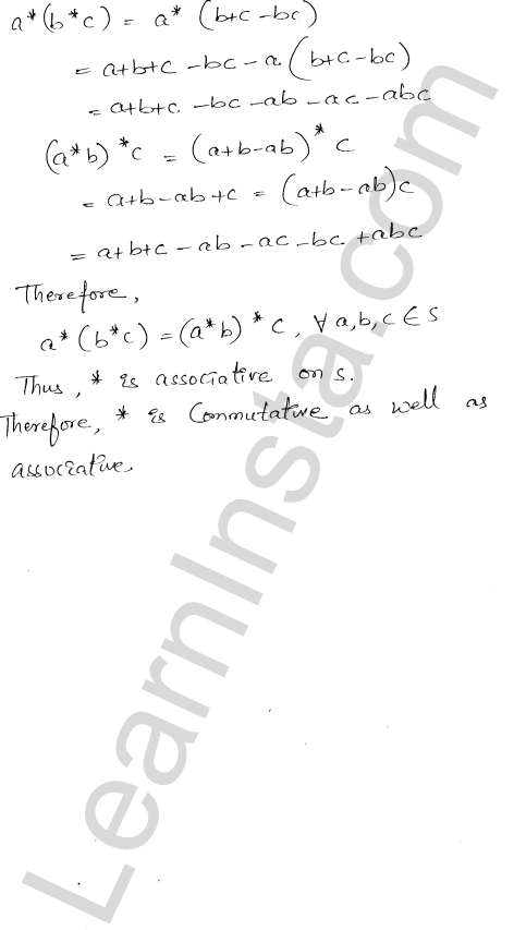 RD Sharma Class 12 Solutions Chapter 3 Binary Operations Ex 3.2 1.25