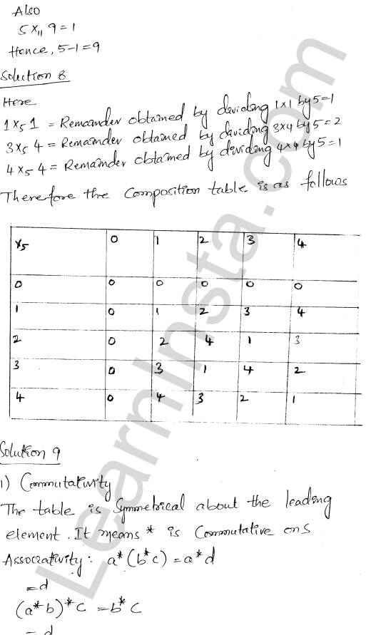 RD Sharma Class 12 Solutions Chapter 3 Binary Operations Ex 3.4 1.11