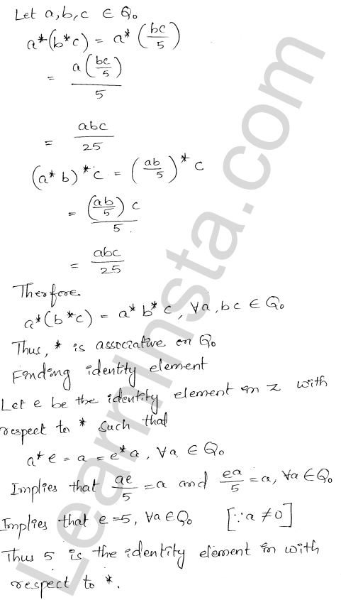 RD Sharma Class 12 Solutions Chapter 3 Binary Operations Ex 3.4 1.3