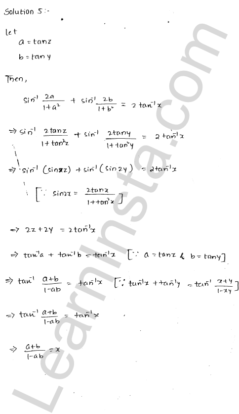 RD Sharma Class 12 Solutions Chapter 4 Inverse Trigonometric Functions Ex 4.14 1.12