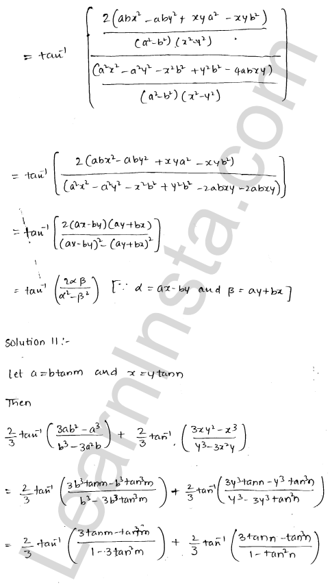 RD Sharma Class 12 Solutions Chapter 4 Inverse Trigonometric Functions Ex 4.14 1.19