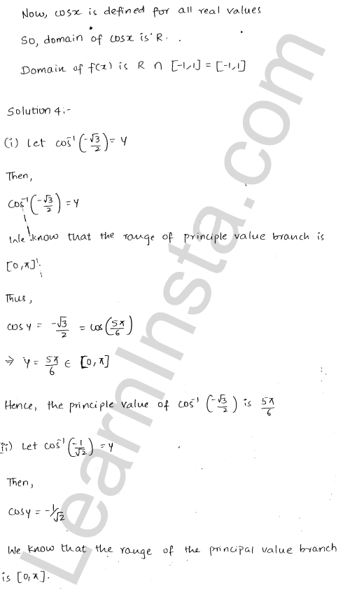 RD Sharma Class 12 Solutions Chapter 4 Inverse Trigonometric Functions Ex 4.2 1.2