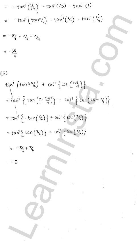 RD Sharma Class 12 Solutions Chapter 4 Inverse Trigonometric Functions Ex 4.3 1.6