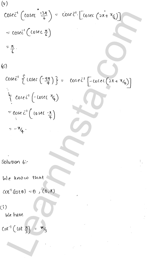 RD Sharma Class 12 Solutions Chapter 4 Inverse Trigonometric Functions Ex 4.7 1.10