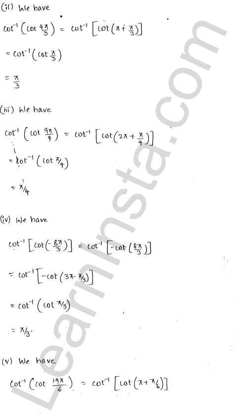 RD Sharma Class 12 Solutions Chapter 4 Inverse Trigonometric Functions Ex 4.7 1.11