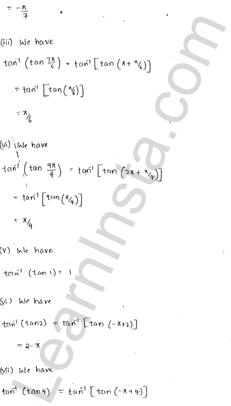 RD Sharma Class 12 Solutions Chapter 4 Inverse Trigonometric Functions Ex 4.7 1.6
