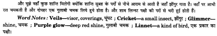 NCERT Solutions for Class 9 English Beehive Poem Chapter 4 The Lake Isle of Innisfree 2