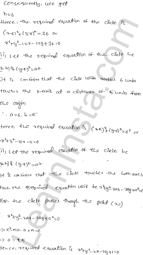 RD Sharma Class 11 Solutions Chapter 24 The Circle Ex 24.1 1.8