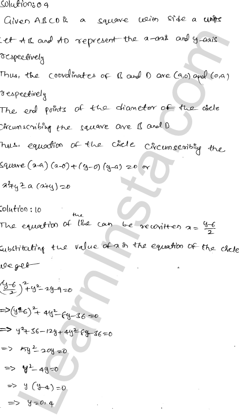 RD Sharma Class 11 Solutions Chapter 24 The Circle Ex 24.3 1.5