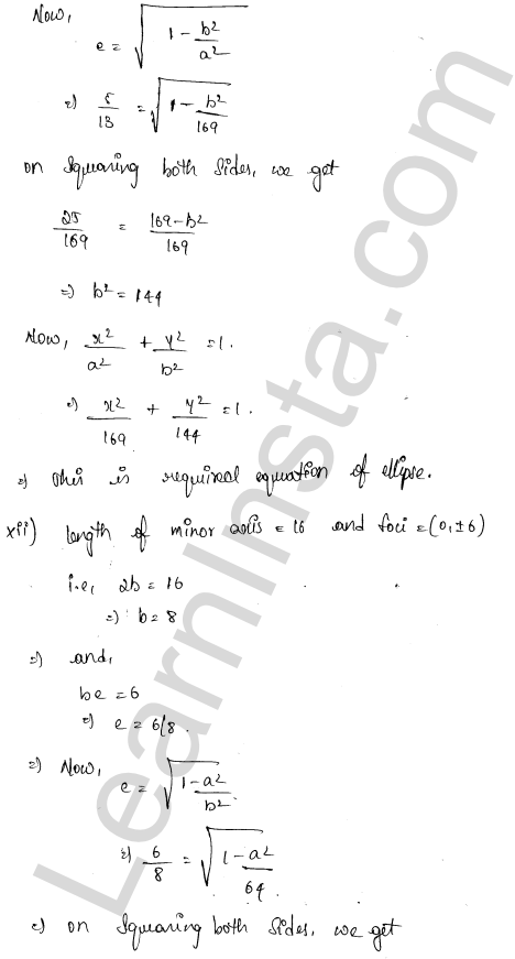 RD Sharma Class 11 Solutions Chapter 26 Ellipse Ex 26.1 1.17