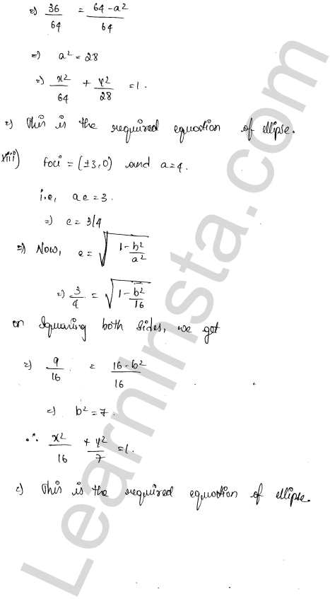 RD Sharma Class 11 Solutions Chapter 26 Ellipse Ex 26.1 1.18